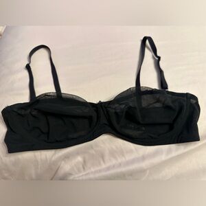 SKIMS Fine Mesh Bra – Black – Convertible Straps